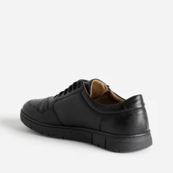 Tennis FRANCE ARNO noir en cuir