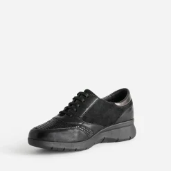 Tennis FRANCE ARNO noire en cuir