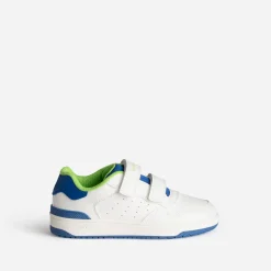 Tennis GEOX blanche, bleue, verte