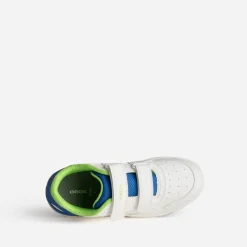 Tennis GEOX blanche, bleue, verte