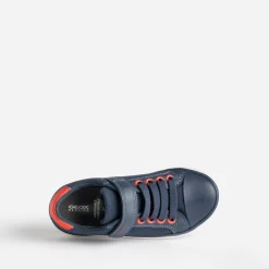 Tennis GEOX marine détails rouges