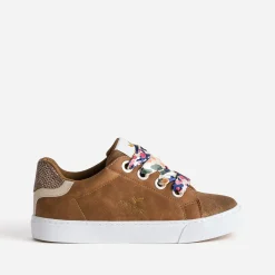 Tennis KAPORAL camel avec lacets ruban