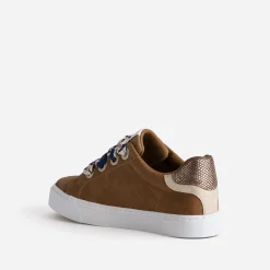 Tennis KAPORAL camel avec lacets ruban