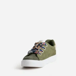 Tennis KAPORAL kaki avec lacets ruban