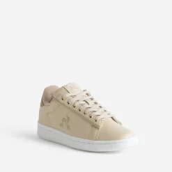 Tennis LE COQ SPORTIF beige en cuir