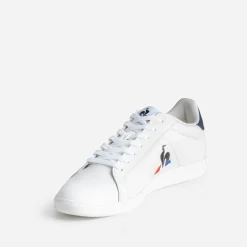 Tennis LE COQ SPORTIF blanche cuir logo tricolore