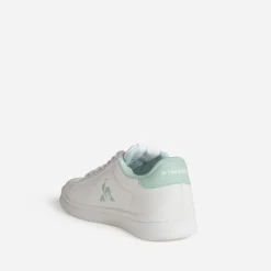 Tennis LE COQ SPORTIF blanche et verte cuir