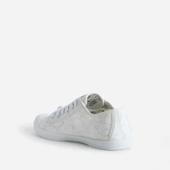 Tennis LE TEMPS DES CERISES blanche effet dentelle