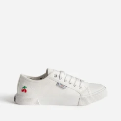 Tennis LE TEMPS DES CERISES blanche toile