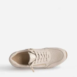 Tennis MARCO TOZZI beige et imprimé python