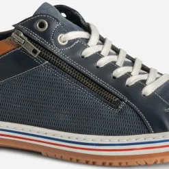 Tennis marine cuir éco-conçu