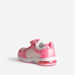 Tennis PAT PATROUILLE rose verni semelle lumineuse