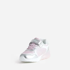 Tennis PAT PATROUILLE rose et argent semelle lumineuse