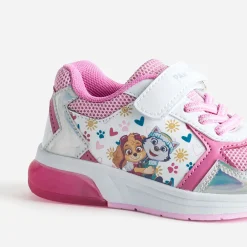 Tennis PAT PATROUILLE rose et argentée