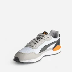 Tennis PUMA gris, blanc, noir, orange