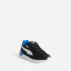 Tennis PUMA noire, blanche, bleue mix matières