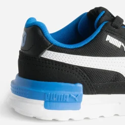 Tennis PUMA noire, blanche, bleue mix matières