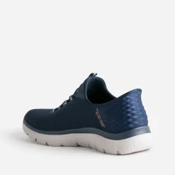 Tennis SCKECHERS marine à enfiler