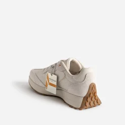 Tennis SKECHERS beige bi-matière