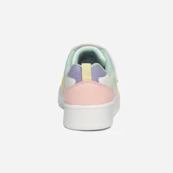 Tennis SKECHERS blanche, jaune, parme, vert, rose