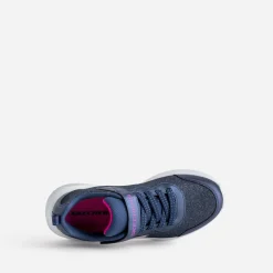 Tennis SKECHERS bleu pailleté en mesh