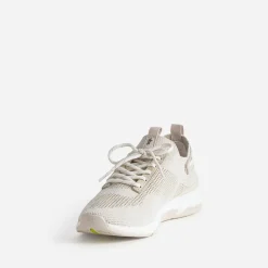 Tennis TBS beige effet tricoté