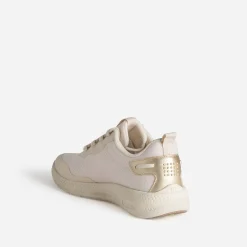 Tennis TBS beige mesh détails dorés