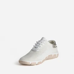 Tennis TBS écru détails dorés en mesh