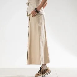 Tennis TEXTO marron, motif léopard et doré