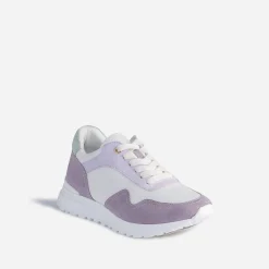 Tennis TEXTO parme, blanche, verte