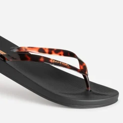 Tong IPANEMA noire brides écaille