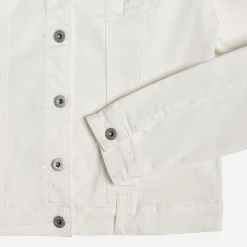 Veste TEXTO blanche en jean